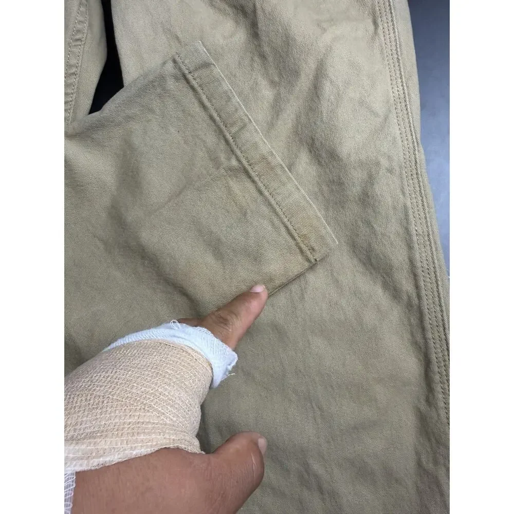 Carhartt Pants Men’s 30x30 Tan Relaxed Straight Carpenter Canvas Workwear